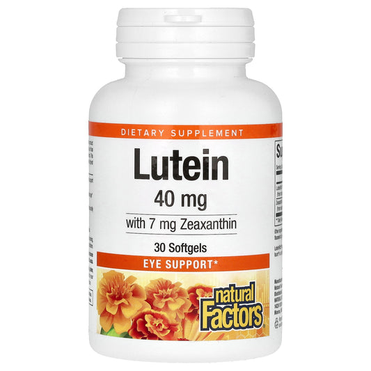 Natural Factors, Lutein, 40 mg, 30 Softgels