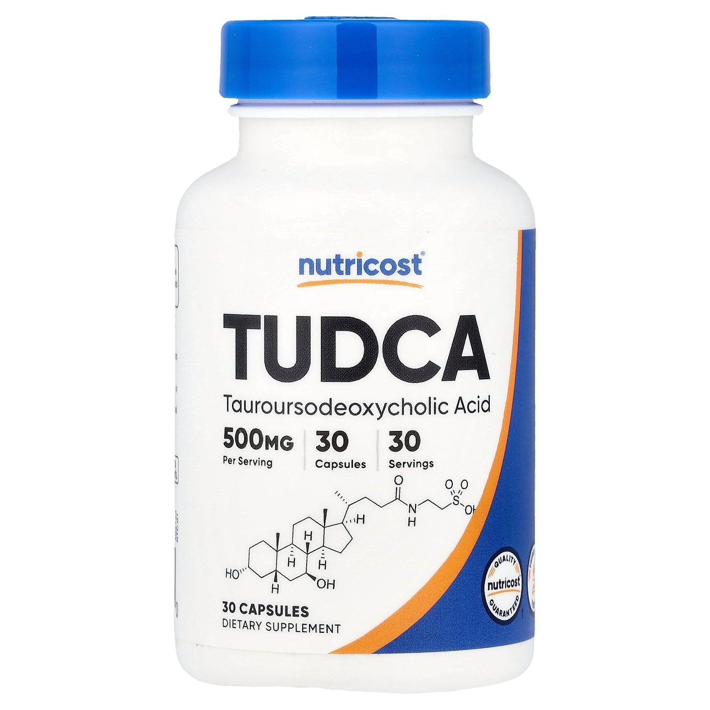 Nutricost, TUDCA, 500 mg, 30 Capsules