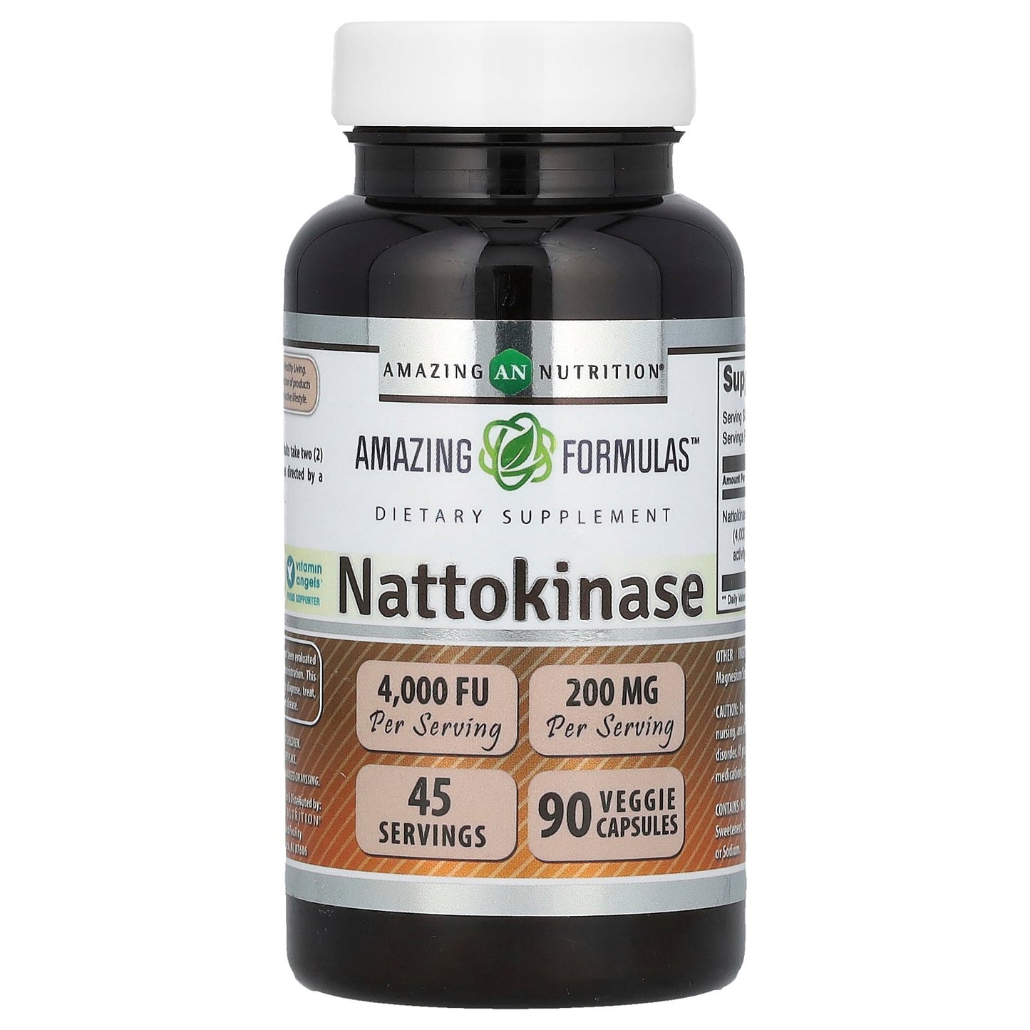 Amazing Nutrition, Nattokinase, 90 Veggie Capsules (100 mg per Capsule)