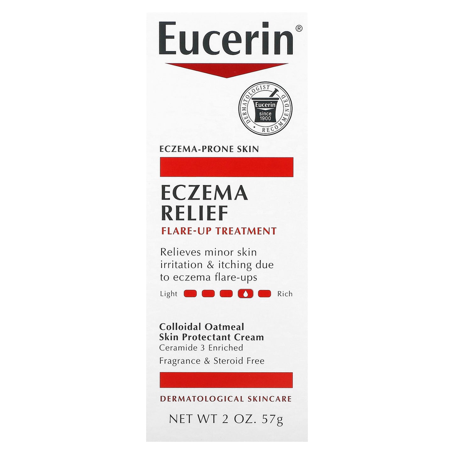 Eucerin, Eczema Relief, Flare-Up Treatment, 2 oz (57 g)