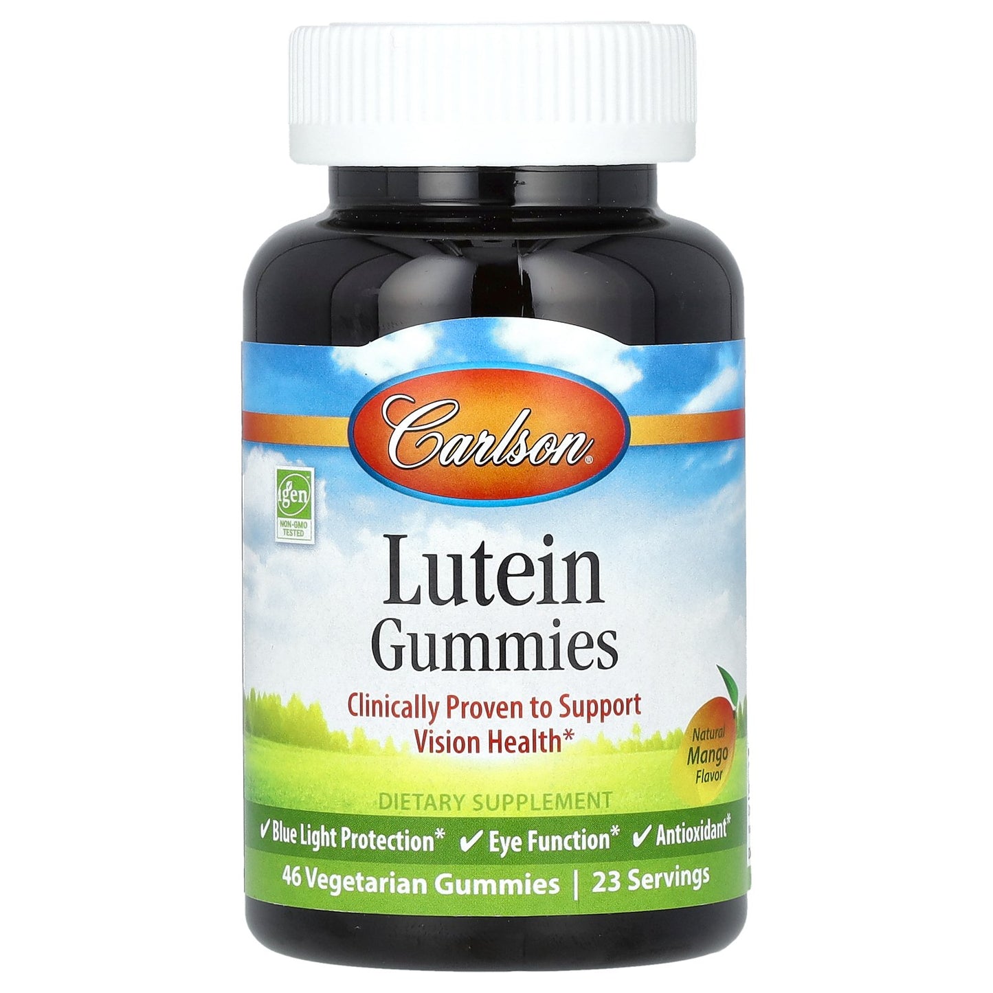 Carlson, Lutein Gummies, Natural Mango, 46 Vegetarian Gummies