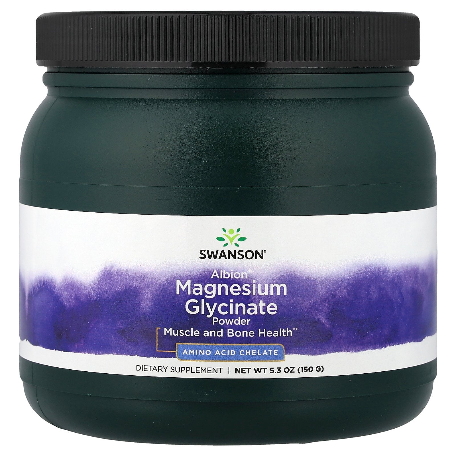 Swanson, Albion®, Magnesium Glycinate Powder, 5.3 oz (150 g)
