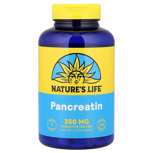 Nature's Life, Pancreatin, 250 Tablets