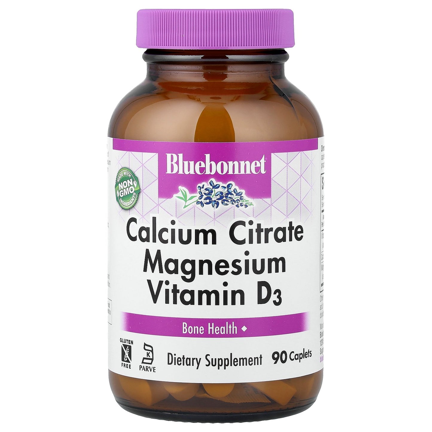 Bluebonnet Nutrition, Calcium Citrate Magnesium Vitamin D3, 90 Caplets