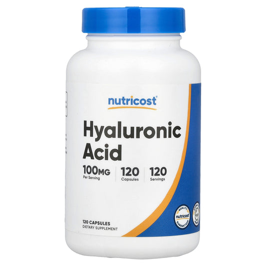 Nutricost, Hyaluronic Acid , 100 mg , 120 Capsules