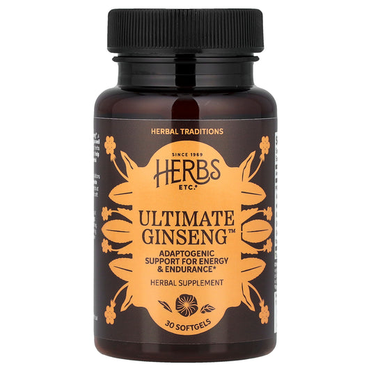 Herbs Etc., Ultimate Ginseng™, 30 Softgels