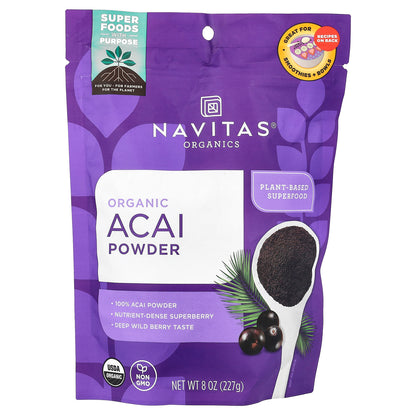 Navitas Organics, Organic Acai Powder, 8 oz (227 g)