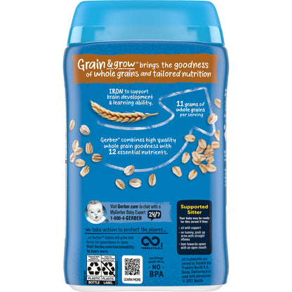 Gerber, Oatmeal Cereal, 1st Foods®, 8 oz (227 g)