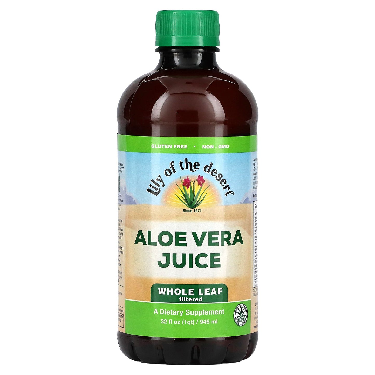 Lily of the Desert, Aloe Vera Juice, Whole Leaf Filtered, 32 fl oz (946 ml)