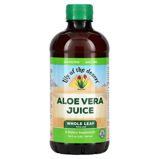 Lily of the Desert, Aloe Vera Juice, Whole Leaf Filtered, 32 fl oz (946 ml)