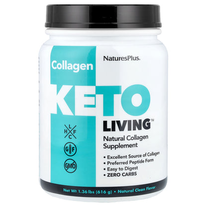 NaturesPlus, KetoLiving™, Natural Collagen, 1.36 lbs (616 g)