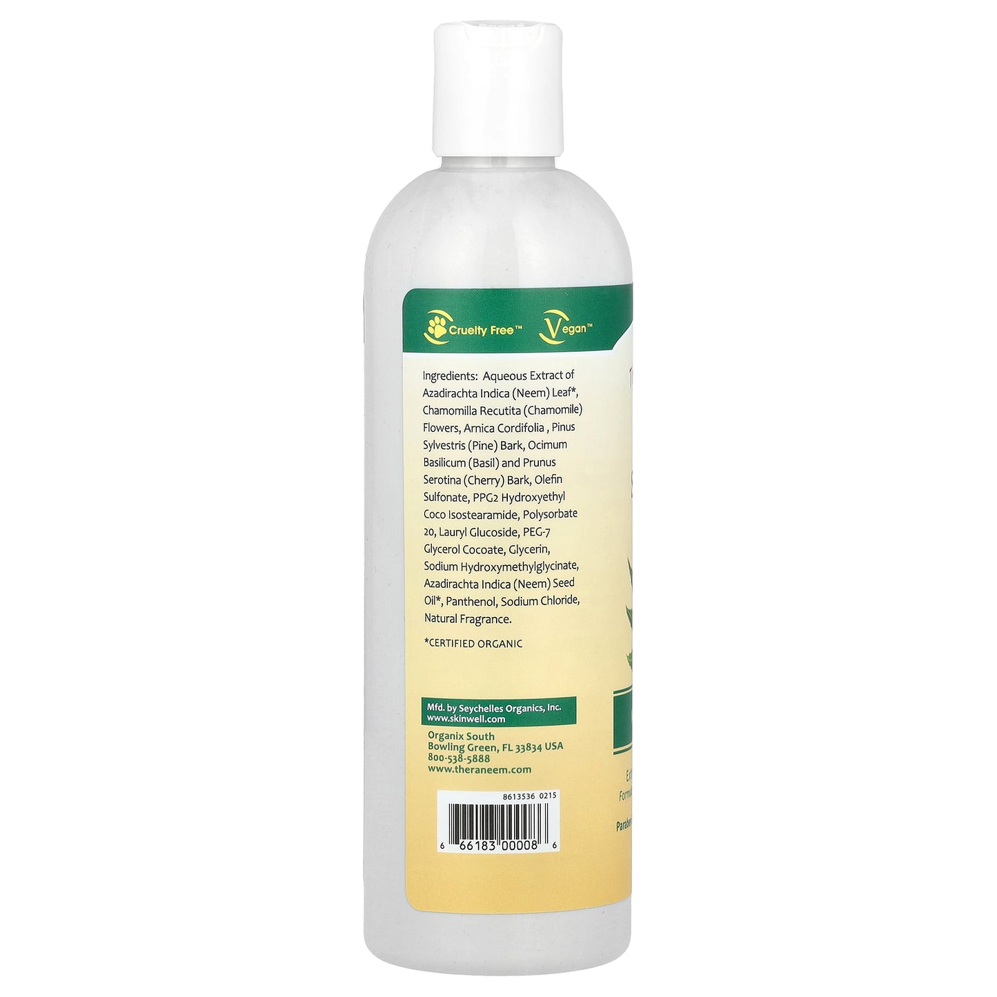 Organix South, Pet Shampoo, Neem Therapy, For Pets, 12 fl oz (355 ml)