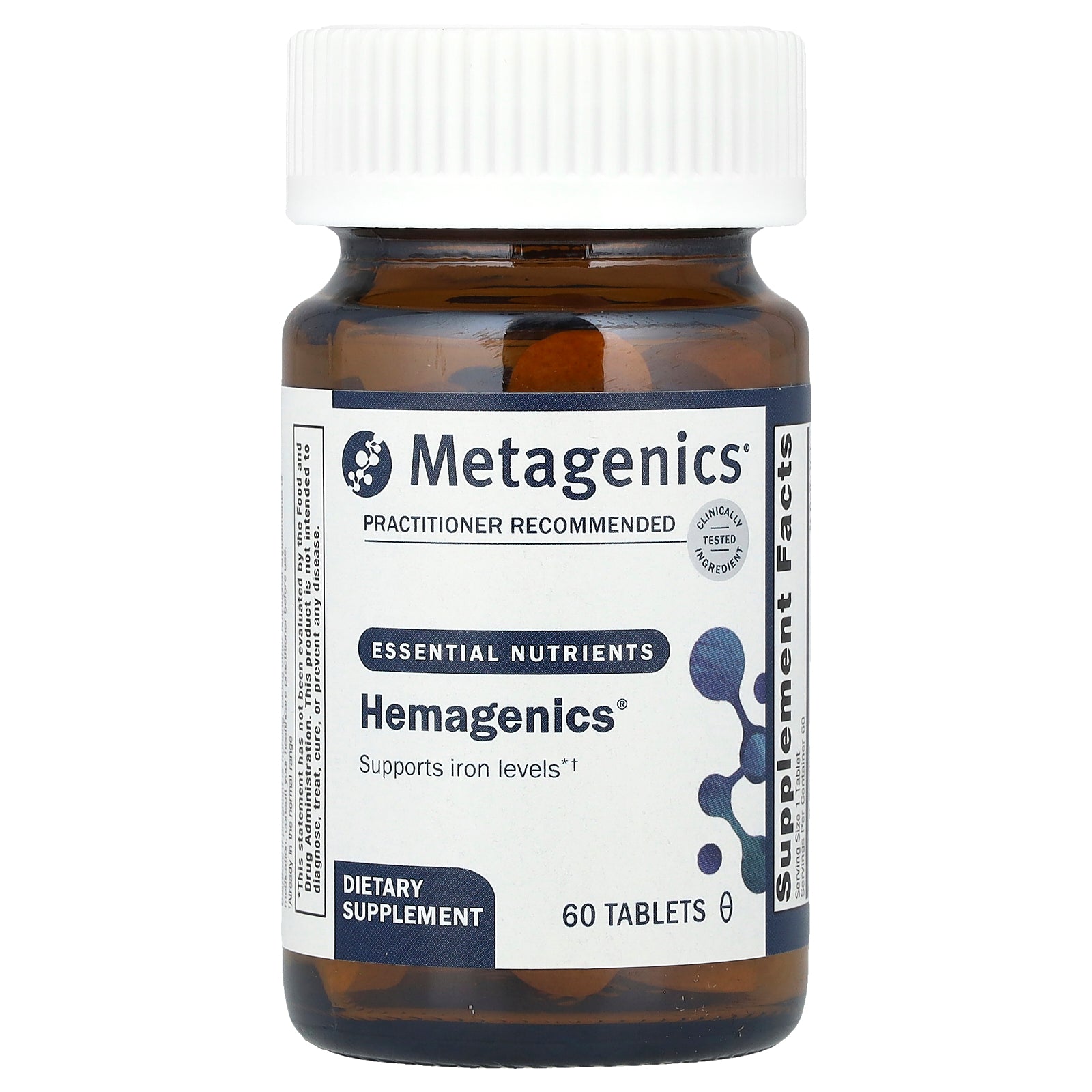 Metagenics, Hemagenics®, 60 Tablets