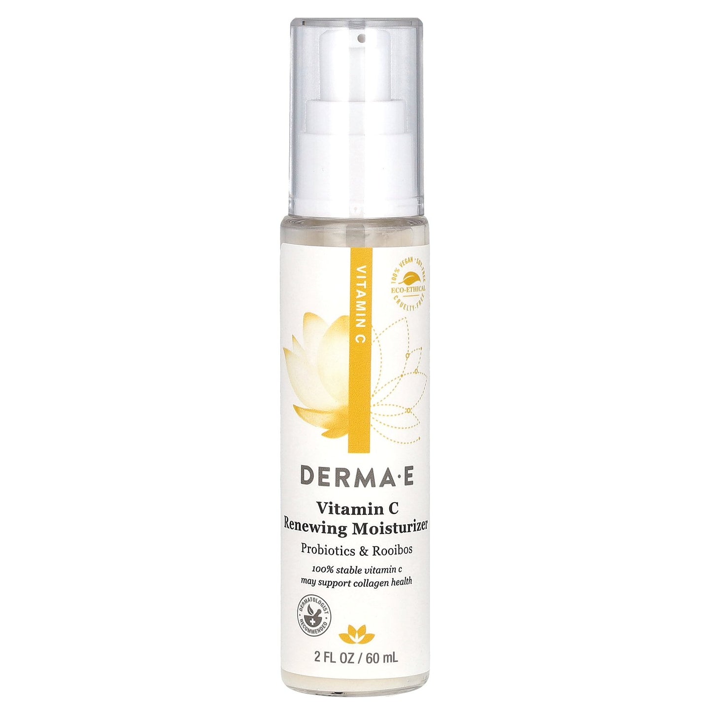 DERMA E, Vitamin C Renewing Moisturizer, Probiotics & Rooibos, 2 fl oz (60 ml)