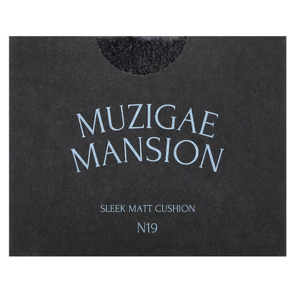 Muzigae Mansion, Sleek Matt Cushion, SPF 50, PA4+, N19, 15 g