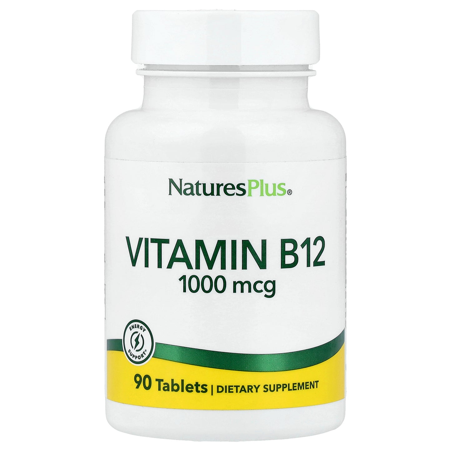 NaturesPlus, Vitamin B12, 1,000 mcg, 90 Tablets