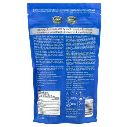 Celtic Sea Salt, Light Grey Celtic®, Vital Mineral Blend, 1 lb (454 g)
