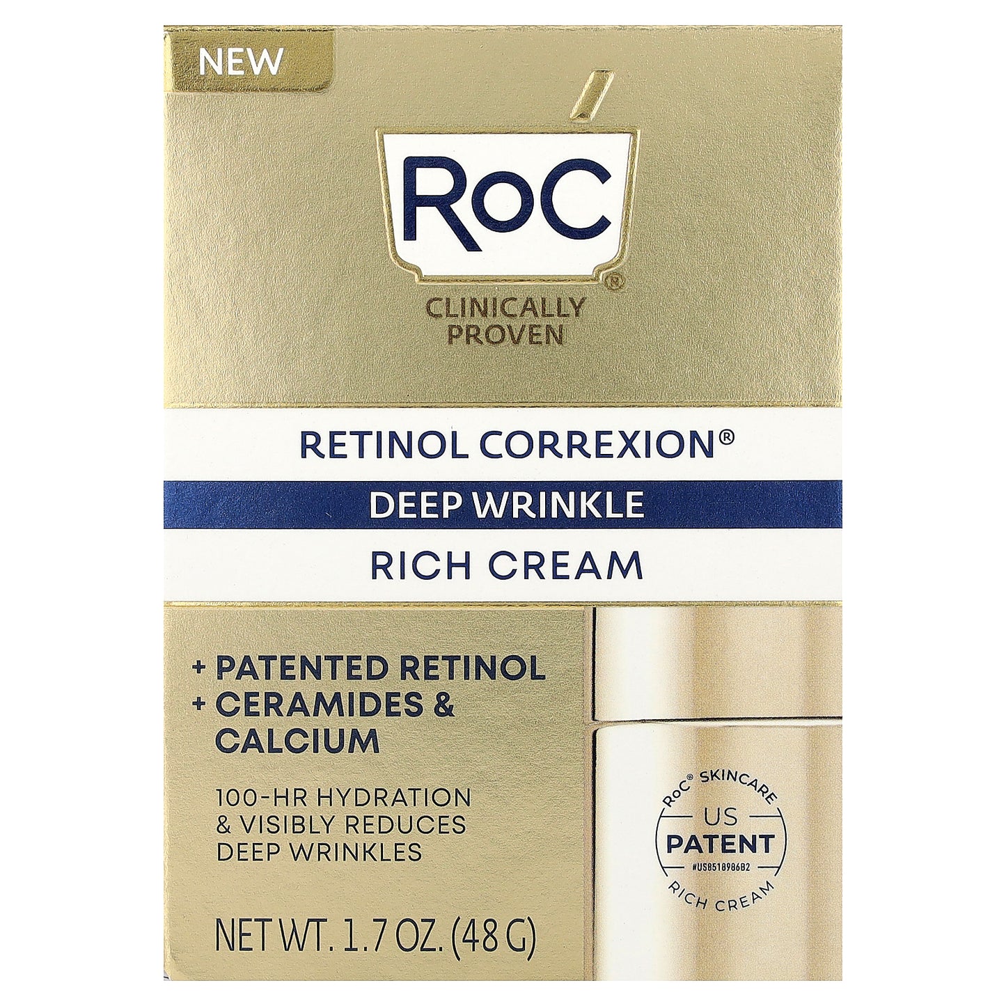 RoC, Retinol Correxion®, Deep Wrinkle Rich Cream, 1.7 oz (48 g)