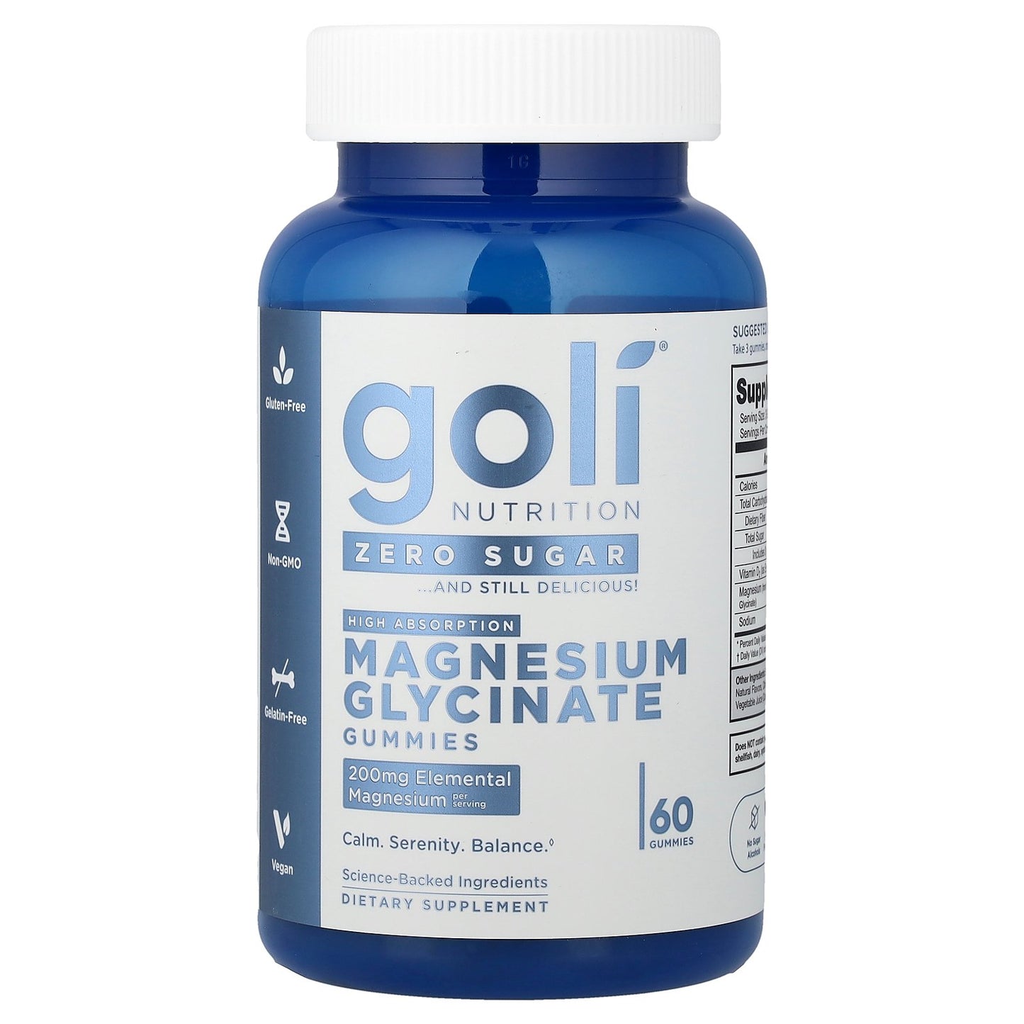 Goli Nutrition, Magnesium Glycinate Gummies, 60 Gummies