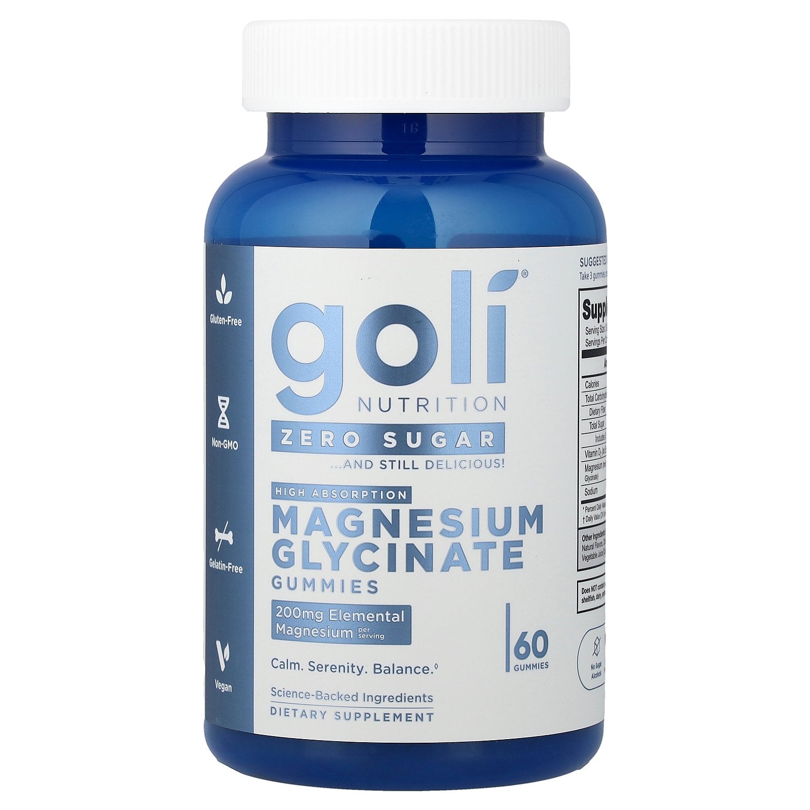 Goli Nutrition, Magnesium Glycinate Gummies, 60 Gummies