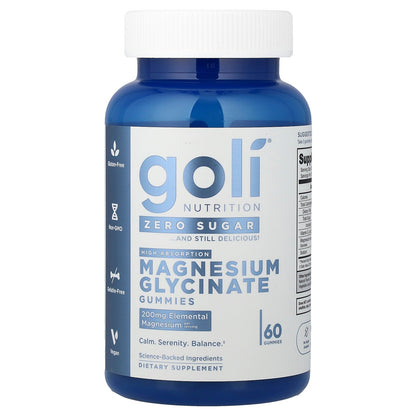 Goli Nutrition, Magnesium Glycinate Gummies, 60 Gummies