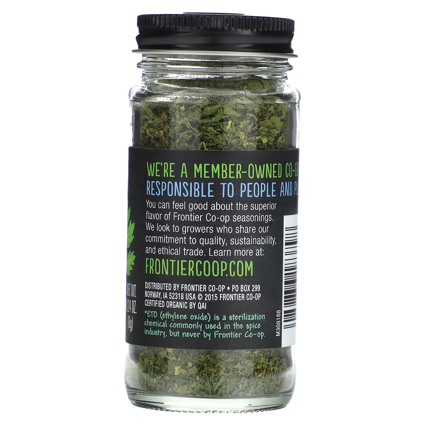 Frontier Co-op, Organic Parsley, 0.24 oz (6 g)