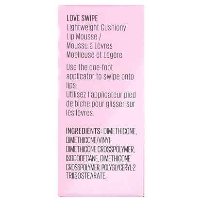 Kaja, Love Swipe, Lightweight Cushiony Lip Mousse, 04 Swipe Right, 0.22 oz (6.5 g)