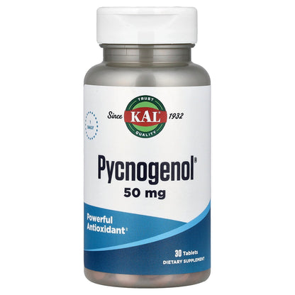 KAL, Pycnogenolv, 50 mg, 30 Tablets