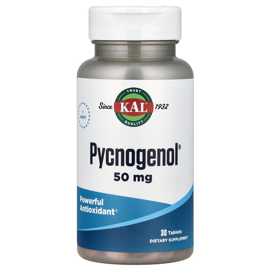 KAL, Pycnogenolv, 50 mg, 30 Tablets