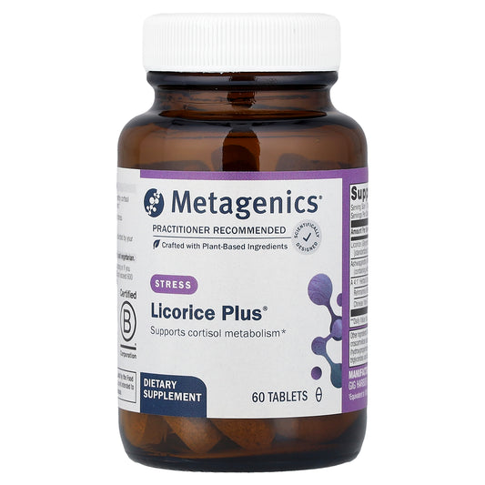 Metagenics, Licorice Plus®, 60 Tablets