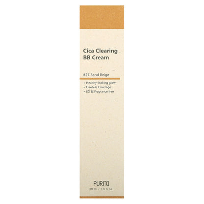 Purito, Cica Clearing BB Cream, 27 Sand Beige, 1 fl oz (30 ml)