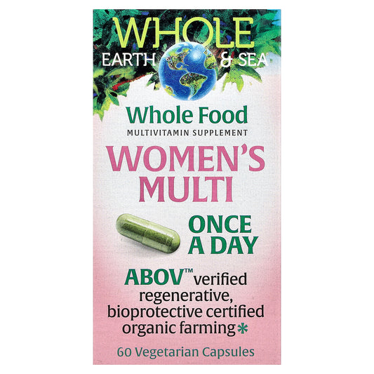 Natural Factors, Whole Earth & Sea®, Women's Multi, 60 Vegetarian Capsules