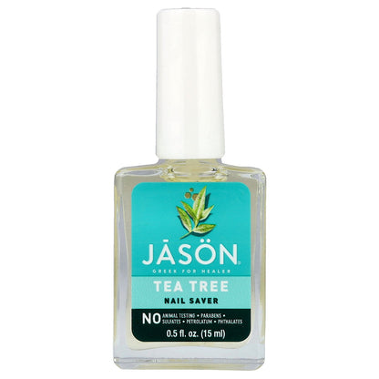 Jason Natural, Tea Tree Nail Saver, 0.5 fl oz (15 ml)