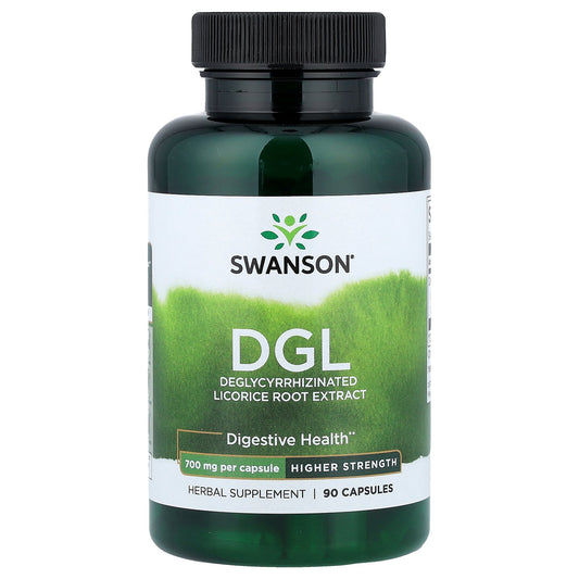 Swanson, DGL, 700 mg, 90 Capsules