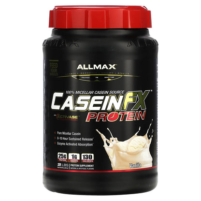 ALLMAX, Casein-FX™, 100% Casein Micellar Protein, Vanilla, 2 lbs (907 g)