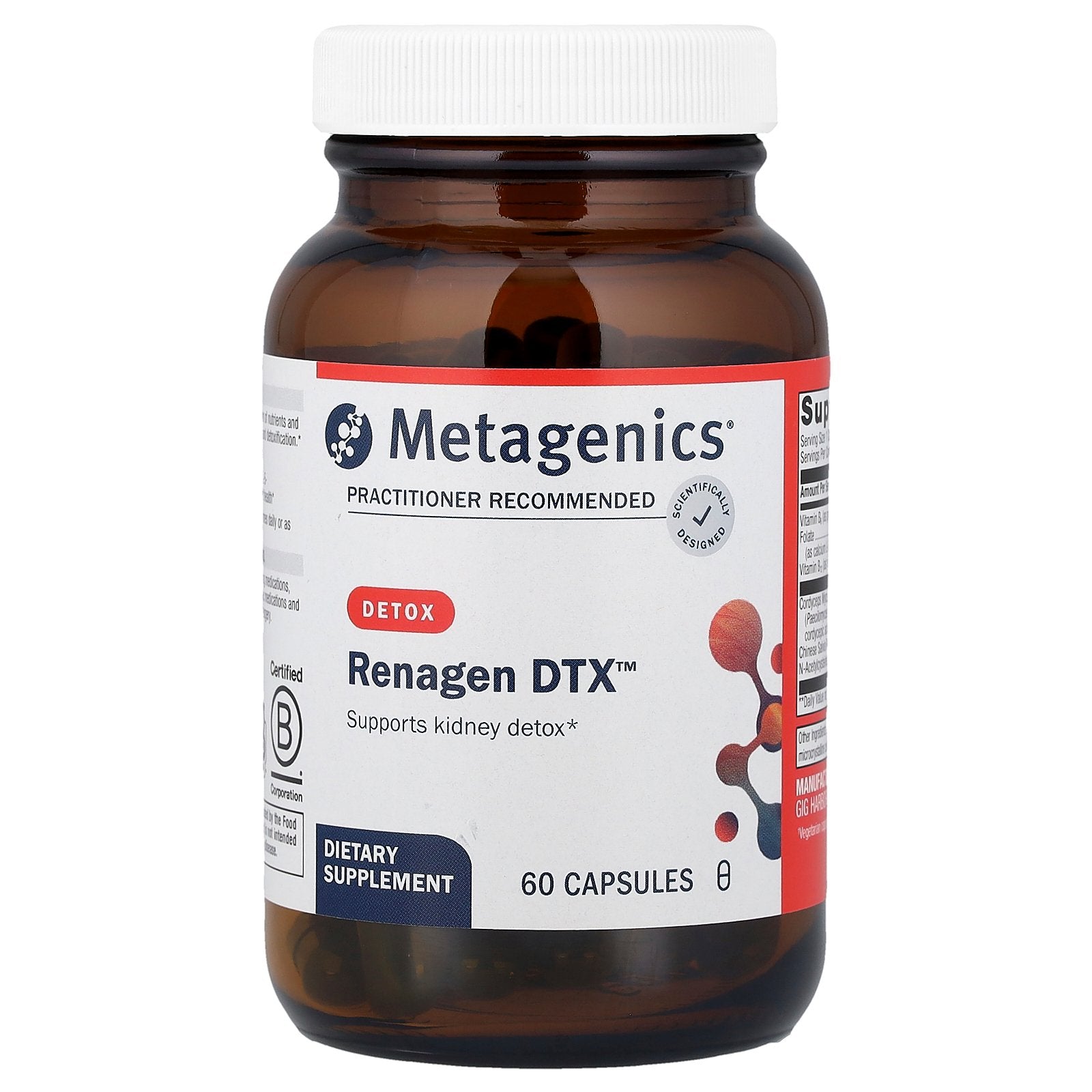 Metagenics, Renagen DTX™, 60 Capsules