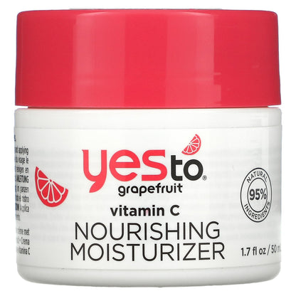 Yes To, Vitamin C Nourishing Moisturizer, Grapefruit, 1.7 fl oz (50 ml)