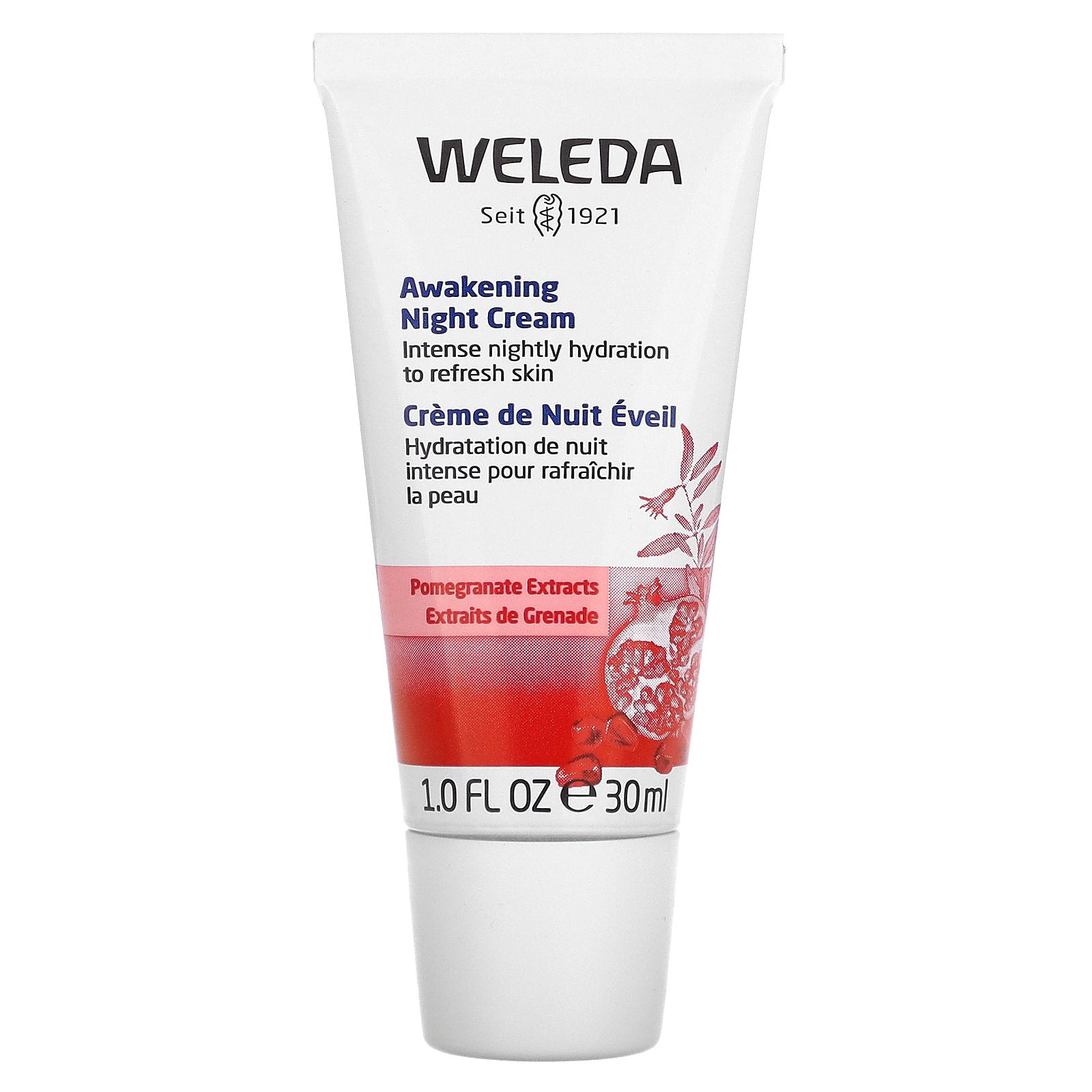 Weleda, Awakening Night Cream, Pomegranate Extracts, 1 fl oz (30 ml)