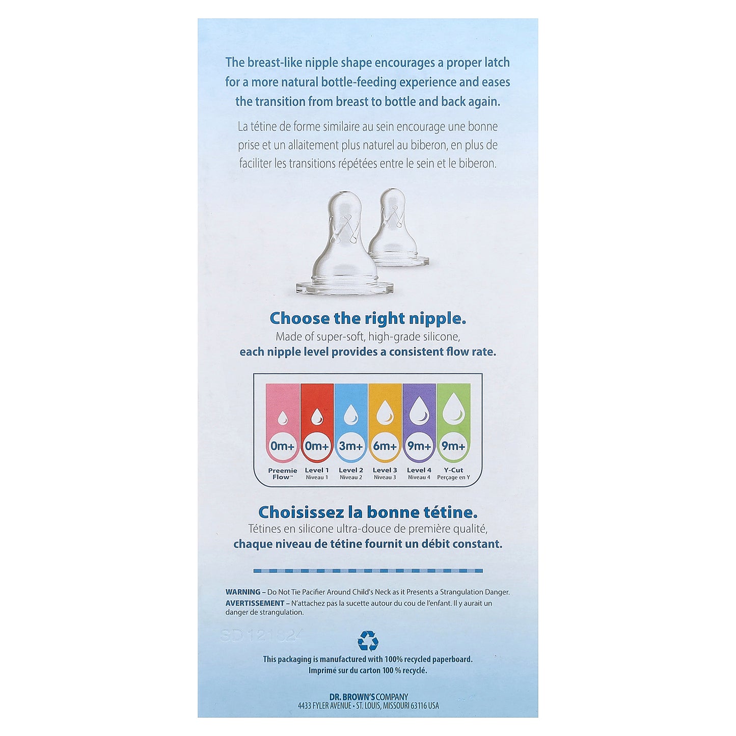 Dr. Brown's, Natural Flow®, Options+™, Anti-colic Baby Bottle, 18 Piece Set