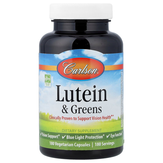 Carlson, Lutein & Greens, 180 Vegetarian Capsules