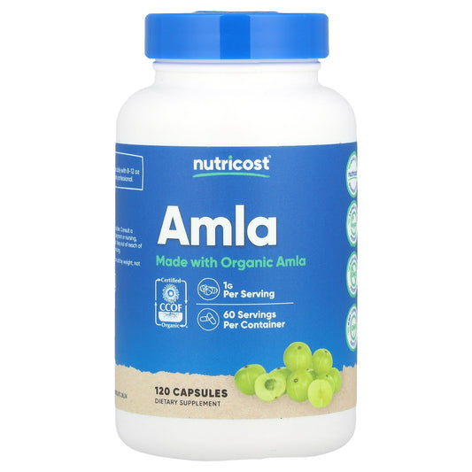 Nutricost, Amla, 120  Capsules (0.5 g per Capsule)