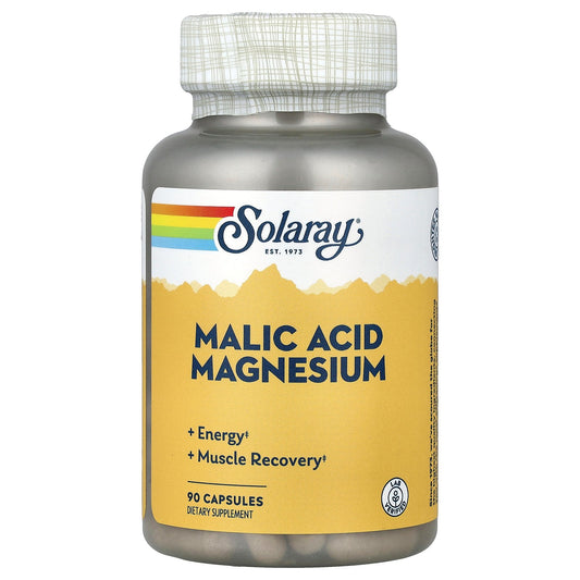 Solaray, Malic Acid Magnesium, 90 Capsules