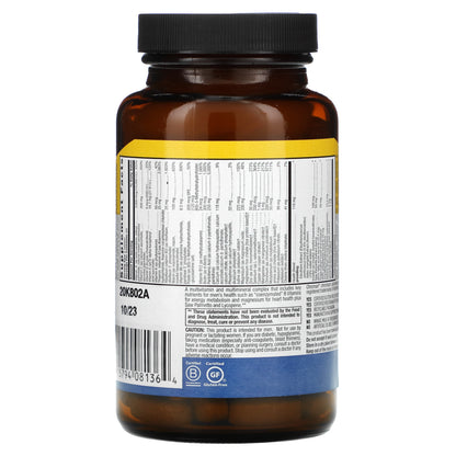 Country Life, Max For Men, Multivitamin & Mineral Complex, Iron-Free, 120 Tablets