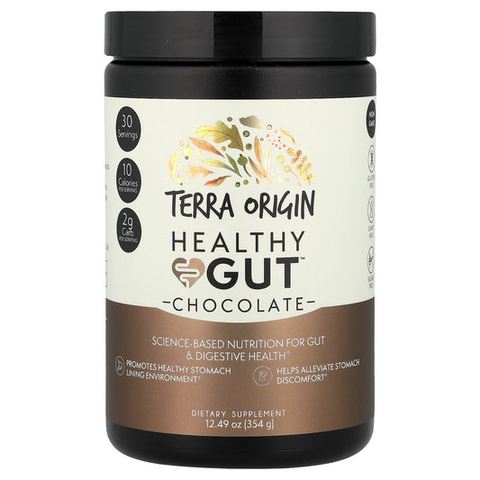 Terra Origin, Healthy Gut™, Chocolate, 12.49 oz (354 g)