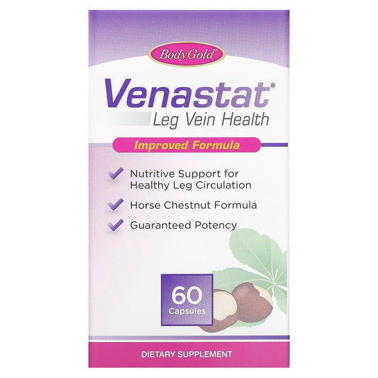 BodyGold, Venastat Leg Vein Health, 60 Capsules