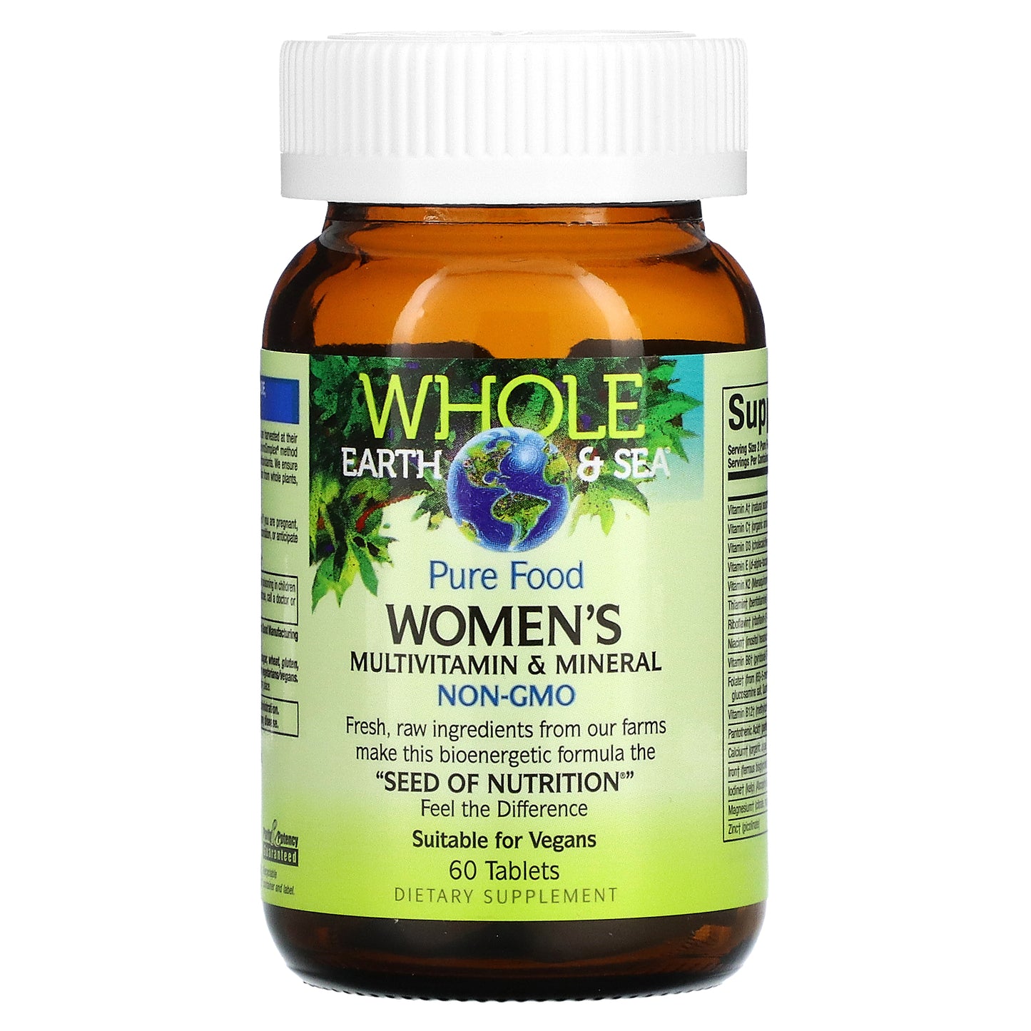 Natural Factors, Whole Earth & Sea, Women's Multivitamin & Mineral, 60 Tablets