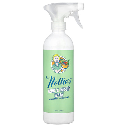 Nellie's, Fruit & Veggie Wash, 16 fl oz (474 ml)