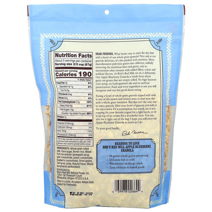 Bob's Red Mill, Granola, Apple Blueberry, 12 oz (340 g)