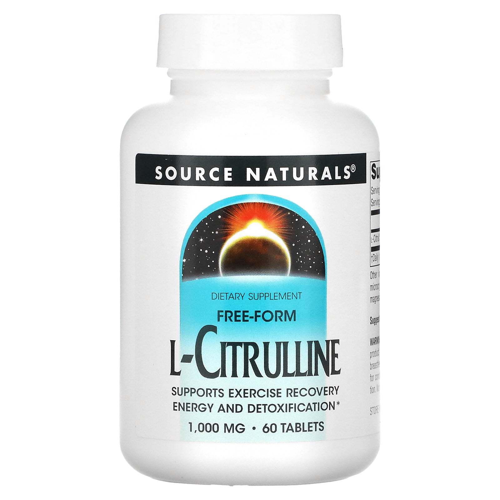 Source Naturals, L-Citrulline, 1,000 mg, 60 Tablets