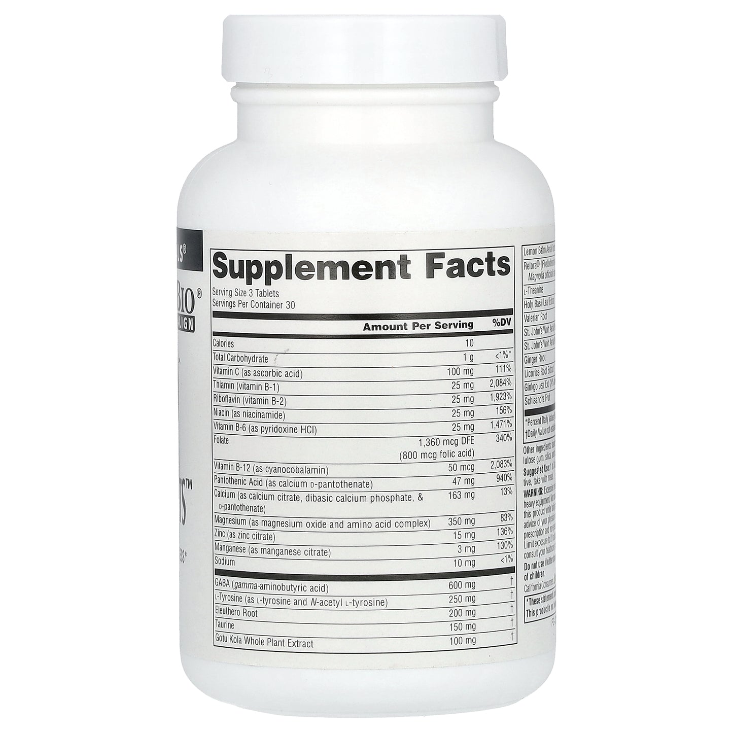 Source Naturals, Calm Thoughts™, 90 Tablets